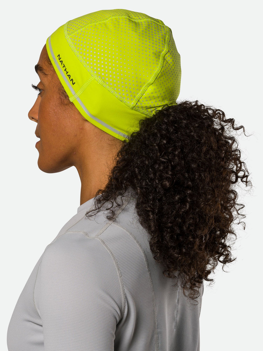 HyperNight Reflective Ponytail Beanie – Nathan Sports
