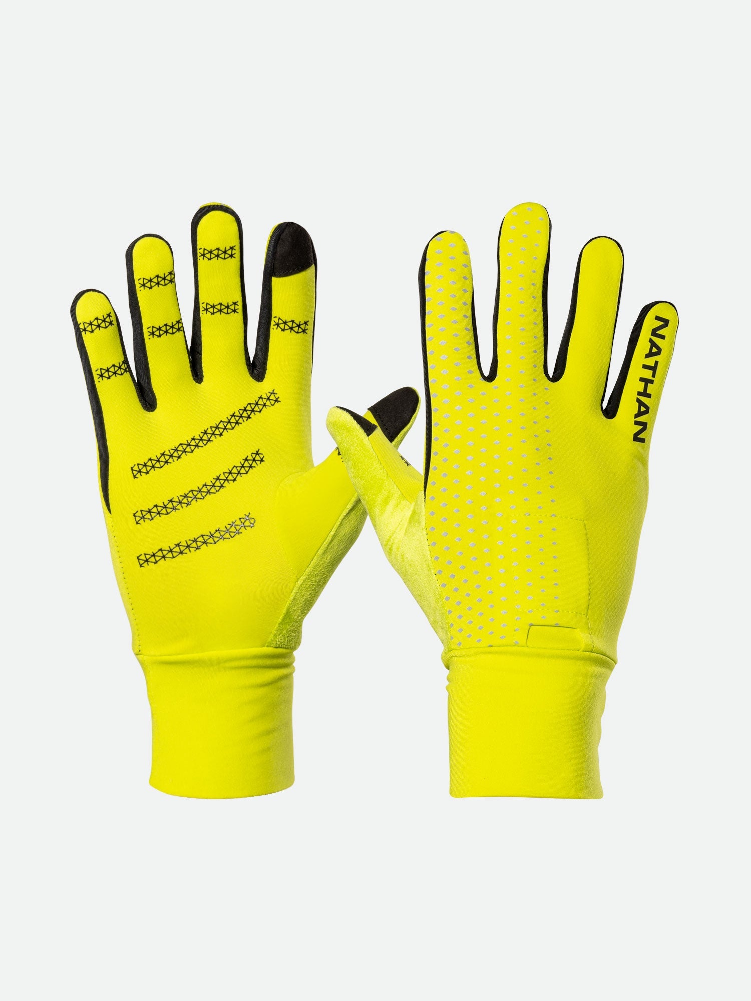HyperNight Reflective Gloves – Nathan Sports - Main Image