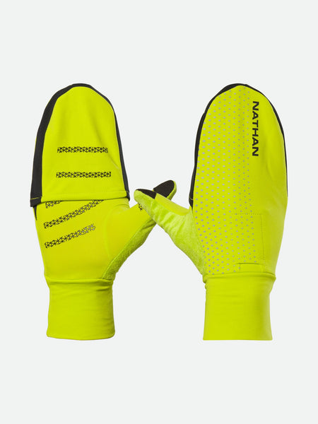 小物   Reflective Mitt HyperNight Reflective Convertible Mitt - Run Mitten | Nathan Sports