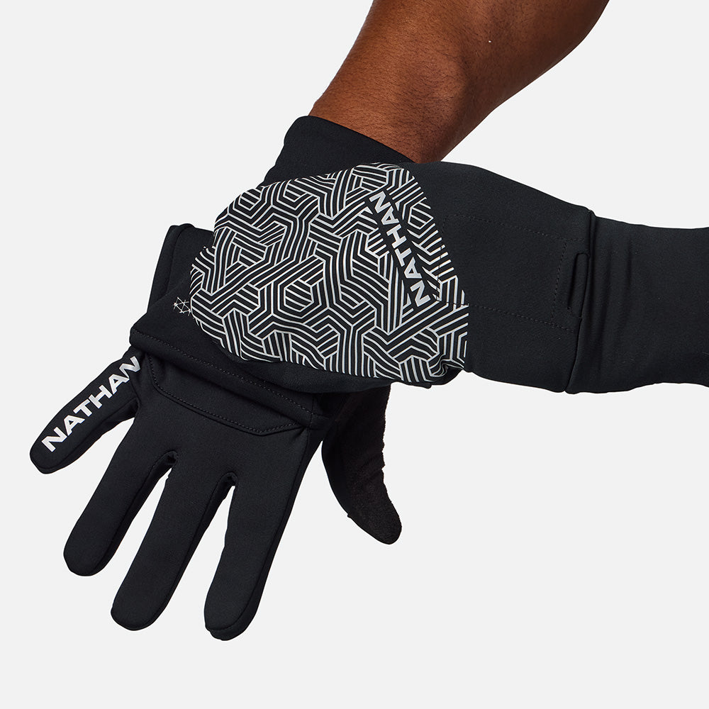 HyperNight Reflective Convertible Mitt – Nathan Sports