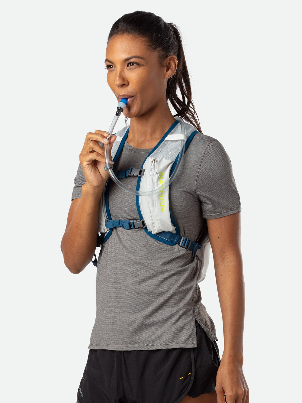 best osprey hydration pack Raptor 10 - Pediment Gray Hydration Packs liter Hydraulics LT reservoir with a magnetic bite valve Best hydration packs for mountain