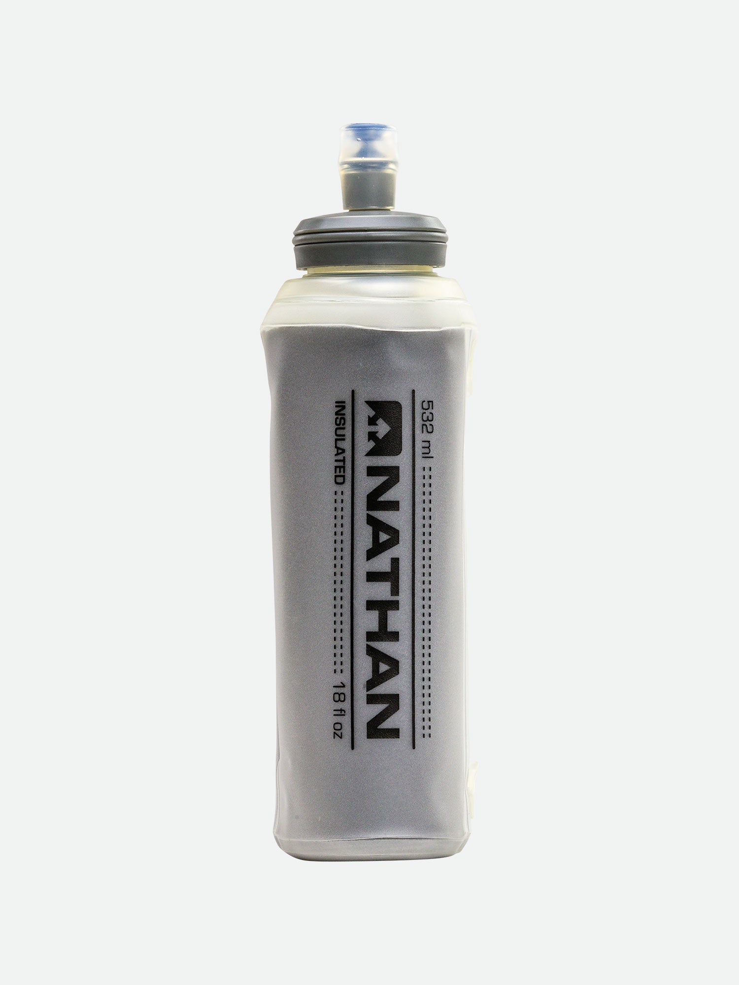Nathan SPEEDDRAW PLUS Black/Gold/Grey Insulated Flask 18oz