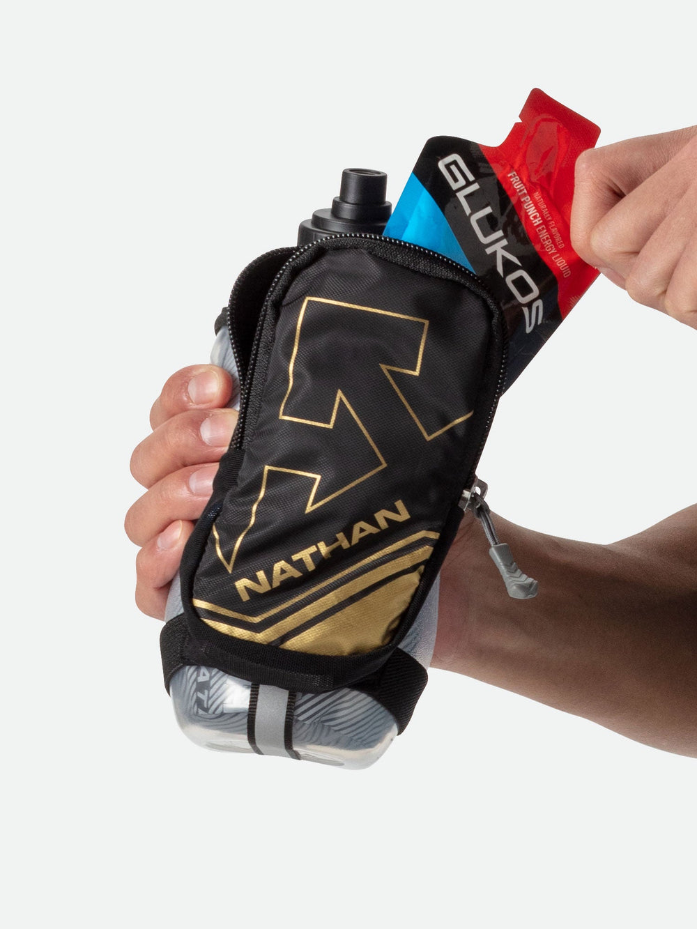 Nathan SpeedDraw Plus Trinkflasche - Ergonomisch, 535 Ml, BPA-frei - Für Läufer & Sportler
