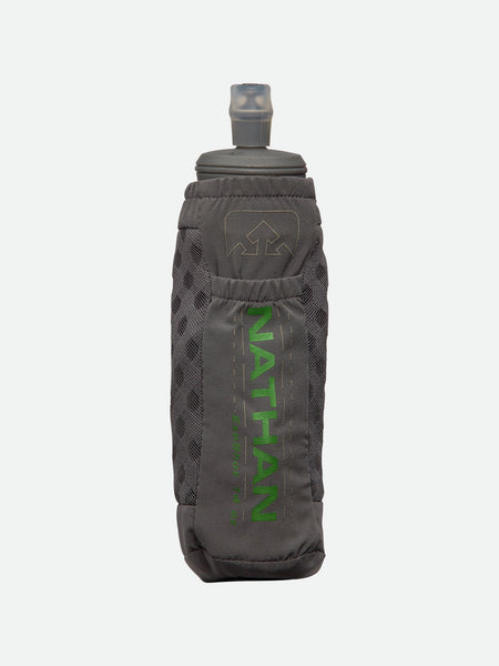 youthty12　QUICKSAND JAWBOX ExoShot 2.0 Handheld 14oz - Hands-Free Flask | Nathan Sports