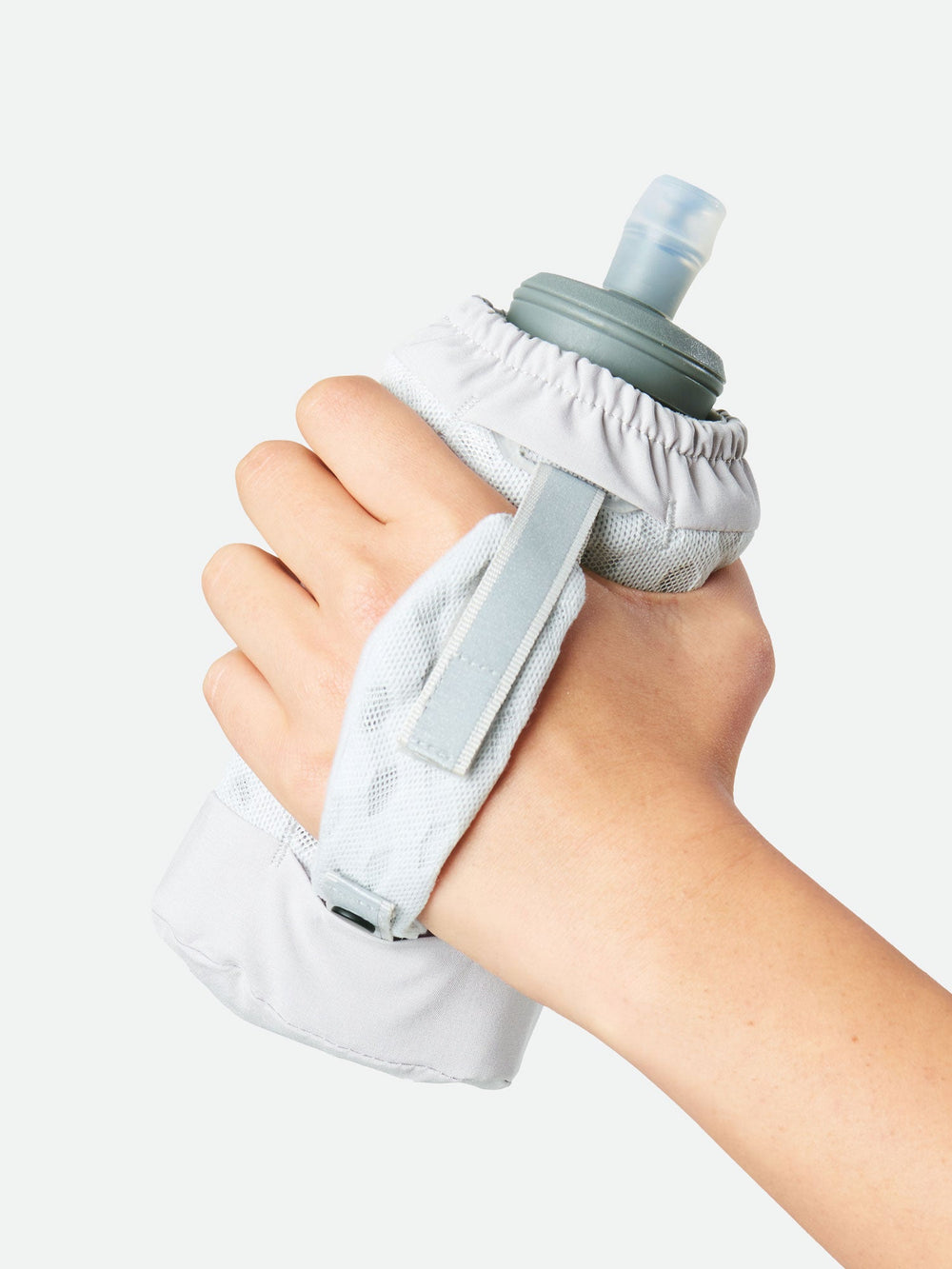 Nathan ExoShot - Botella Blanda Para Running 355ml, Sin BPA, Con Válvula Antiderrame Y Correa De Mano Extraíble
