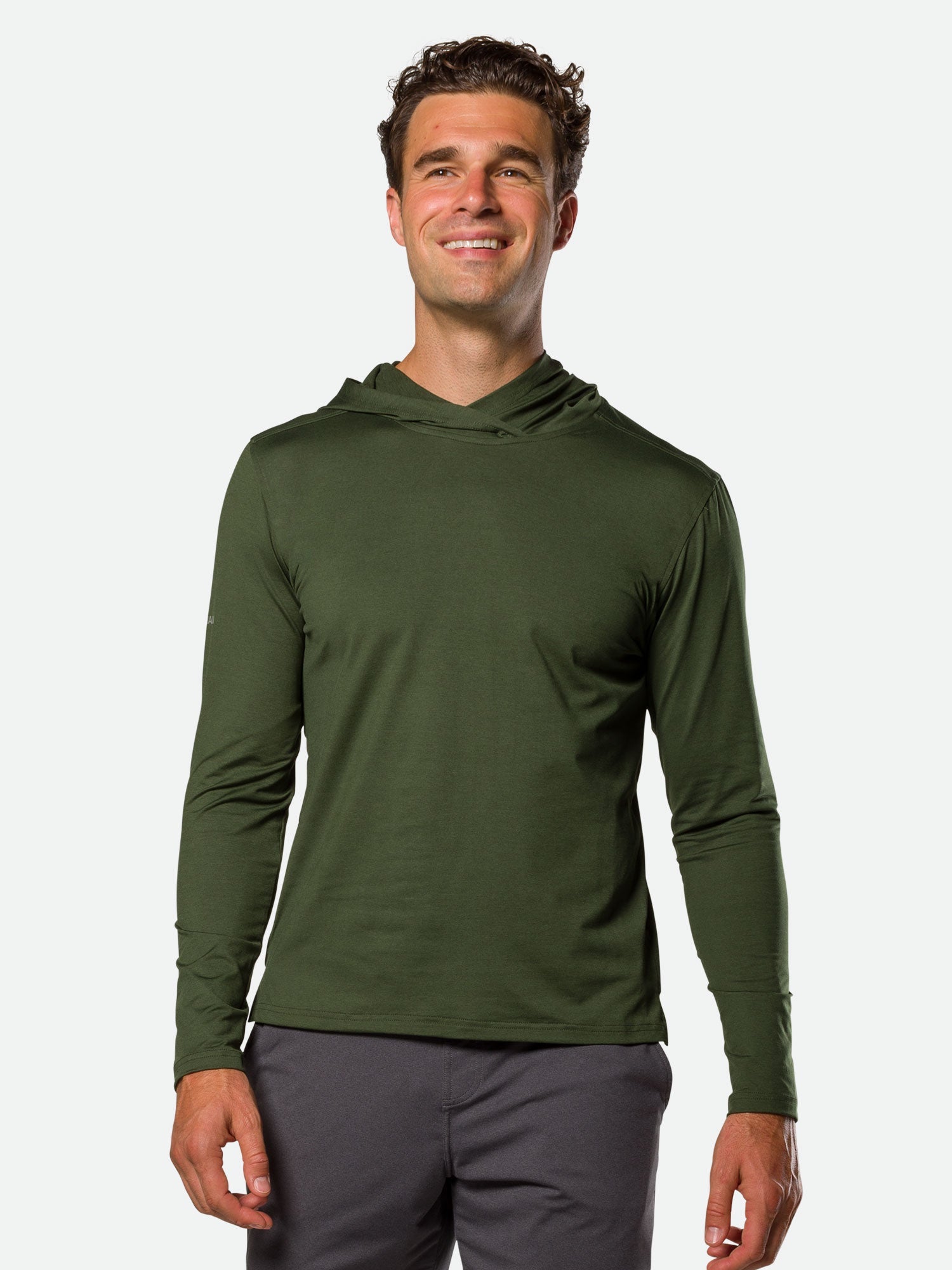 Long neck hoodie discount mens