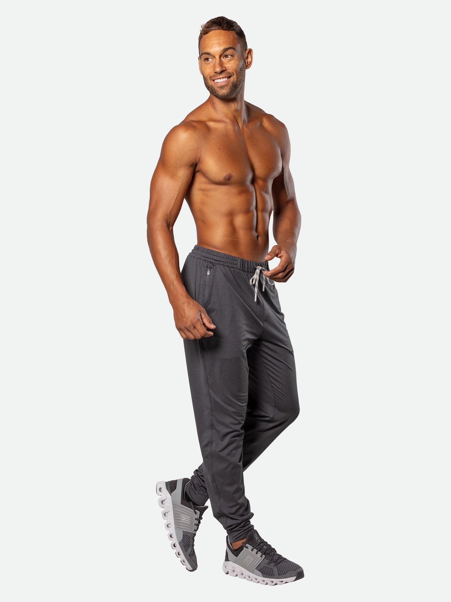 Nate Black Sport Jogging Pants