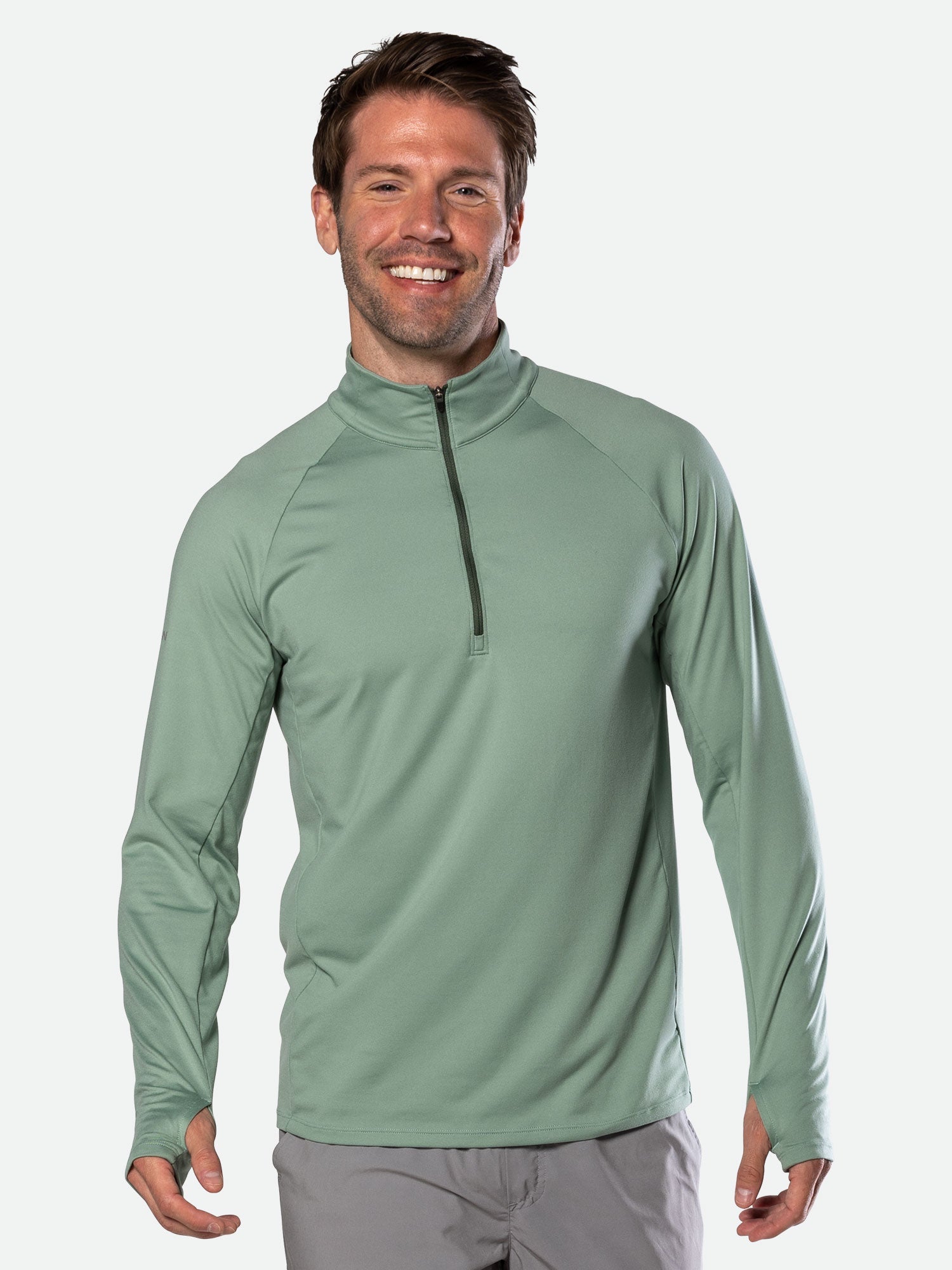 Columbia 1/2 Zip Athletic Long Sleeve Shirts for Men