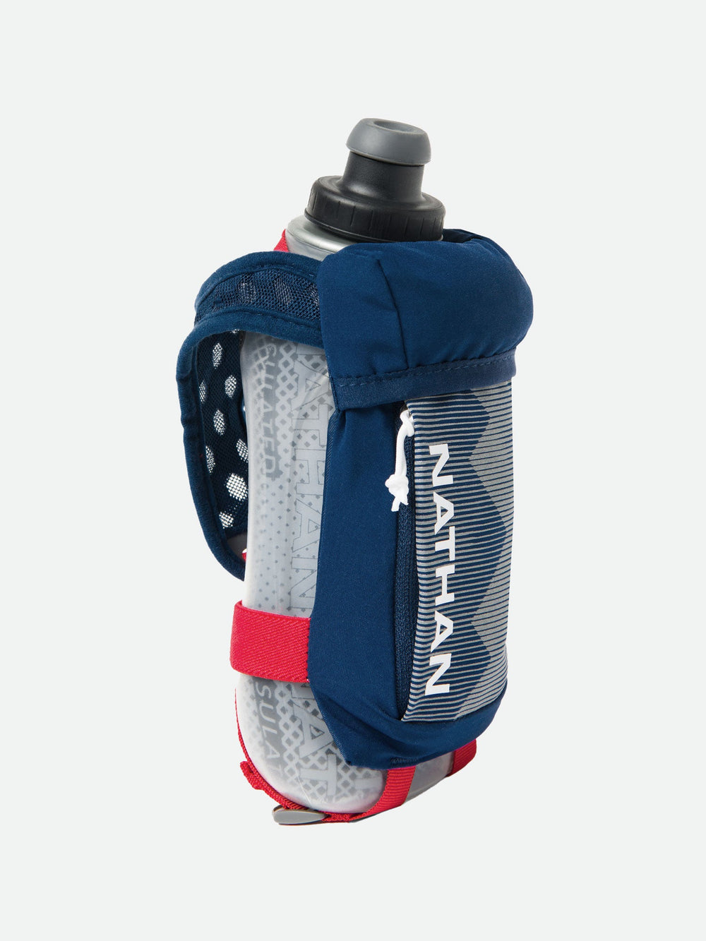 Nathan QuickSqueeze 18oz Insulated Handheld Estate Blue/White