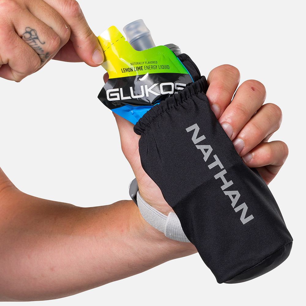 Pinnacle Soft Flask Handheld 14oz | Nathan Sports