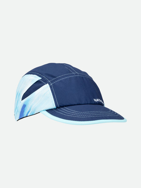 ★RONRON★ NUIT D ETE BALL CAP WHITE BLUE CapRobot Script Frayed Dad Cap Hat - White Blue – CapRobot.com